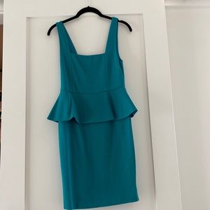 Alice + Olivia Teal Mini Dress